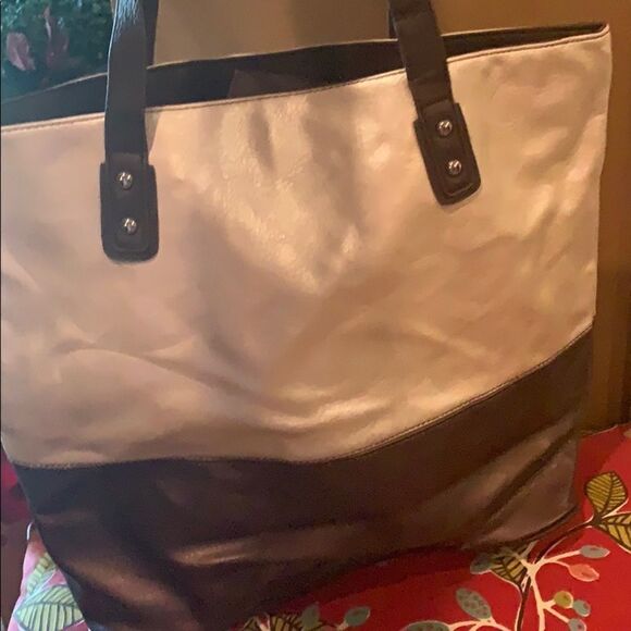 Bronze and gold tote bag - Picture 1 of 5